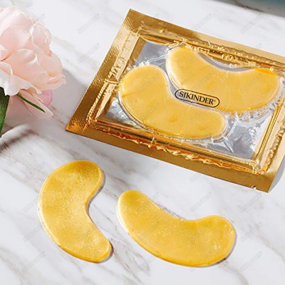 hyaluronic acid 24k gold collagen crystal collagen eye mask for dry eyes