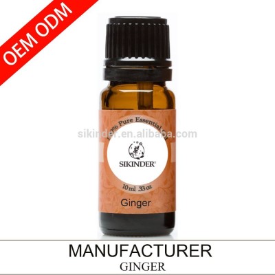 100% natural pure Chinese oil bulk ginger oil/ginger oil price/ginger flower essential oil with best price