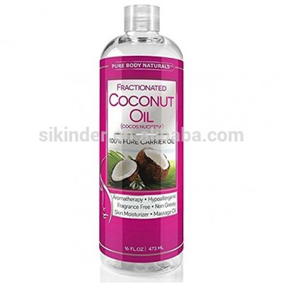 virgin Grade Cold Extraction Fractionated Coconut Oil for Hair and Skin