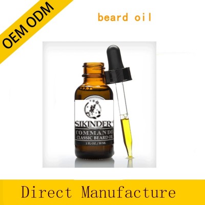 Hot sales private label herbal ingredients conditioning beard oil 1fl oz / 30ml